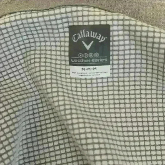 Callaway Opti Series Thermal Insulation Cold Series Full Zip Up Sweater Size M - Picture 8 of 10